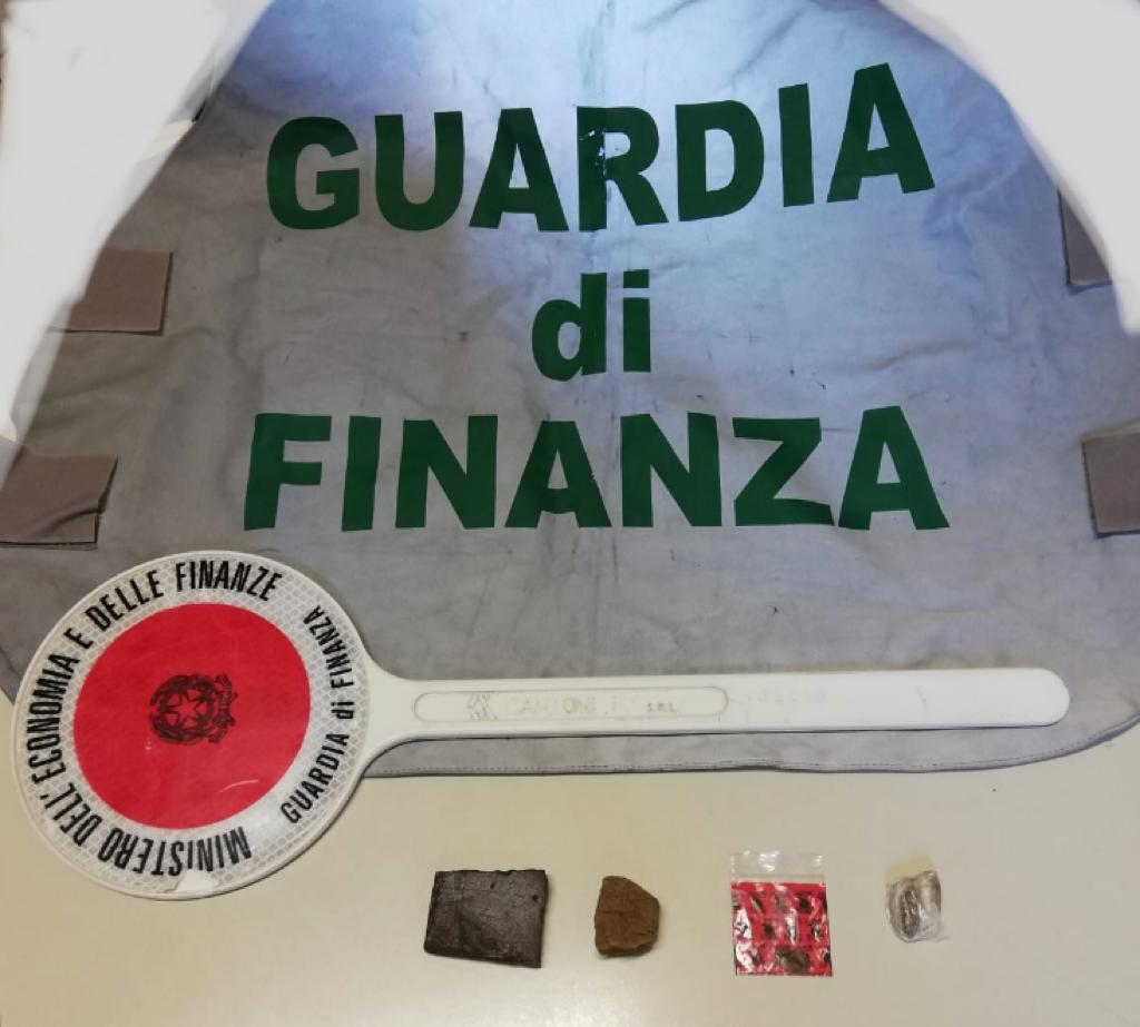 Controlli anti droga della Guardia di Finanza: 4 soggetti deferiti alle autorità competenti