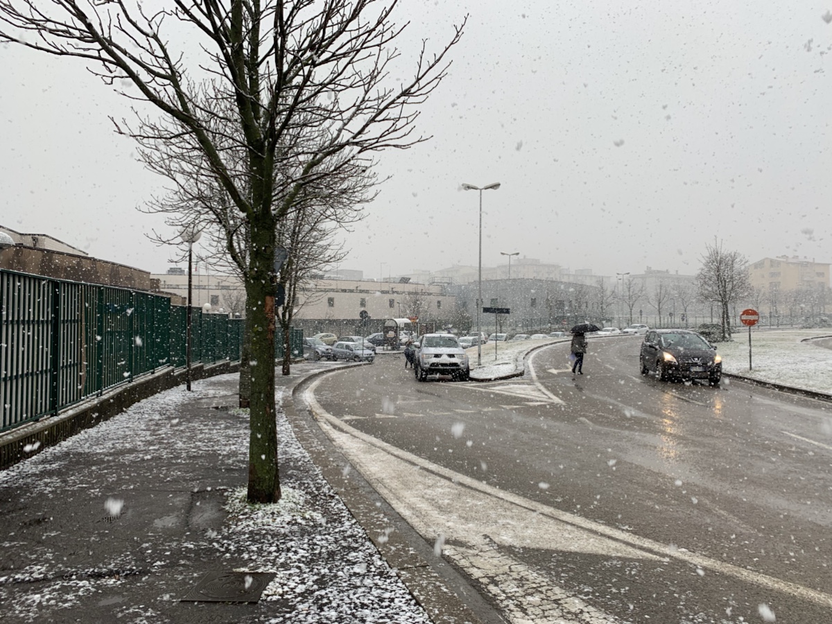 Situazione neve in Provincia di Arezzo: aggiornamento delle 11:45