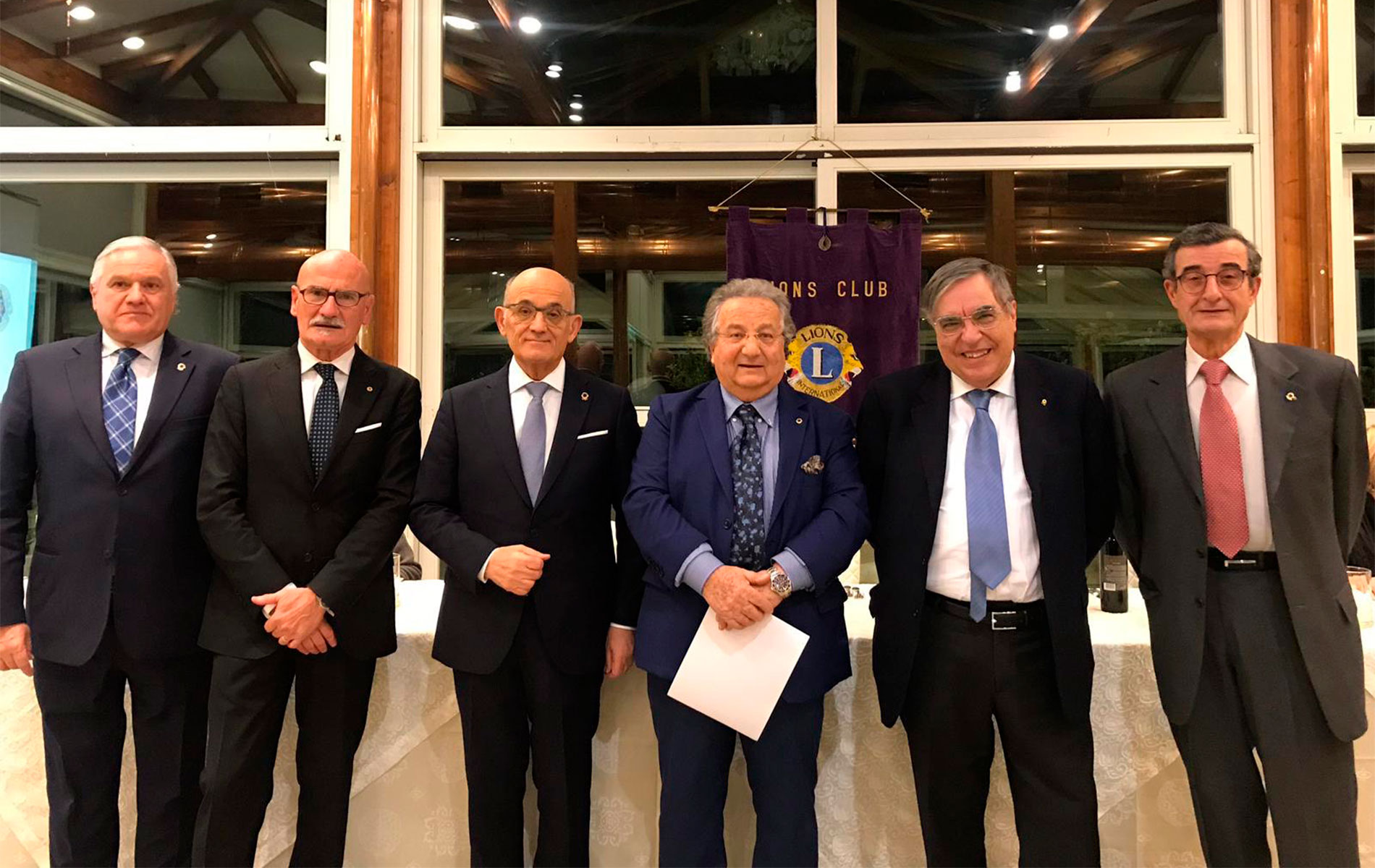 Conviviale Lions Club Arezzo Mecenate con Pierluigi Rossi e prof. Serino