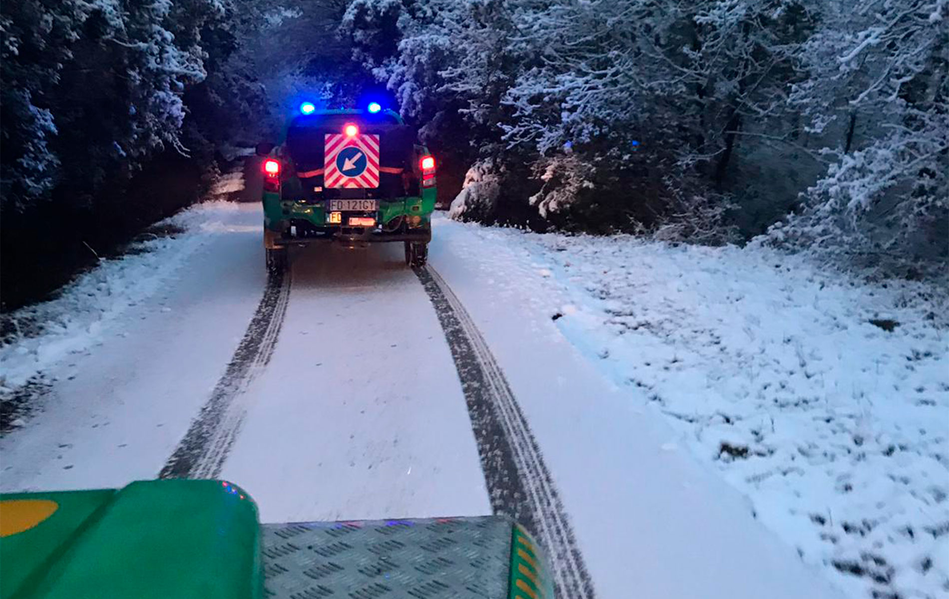 Interventi sulle strade aretine per evitare la formazione di ghiaccio