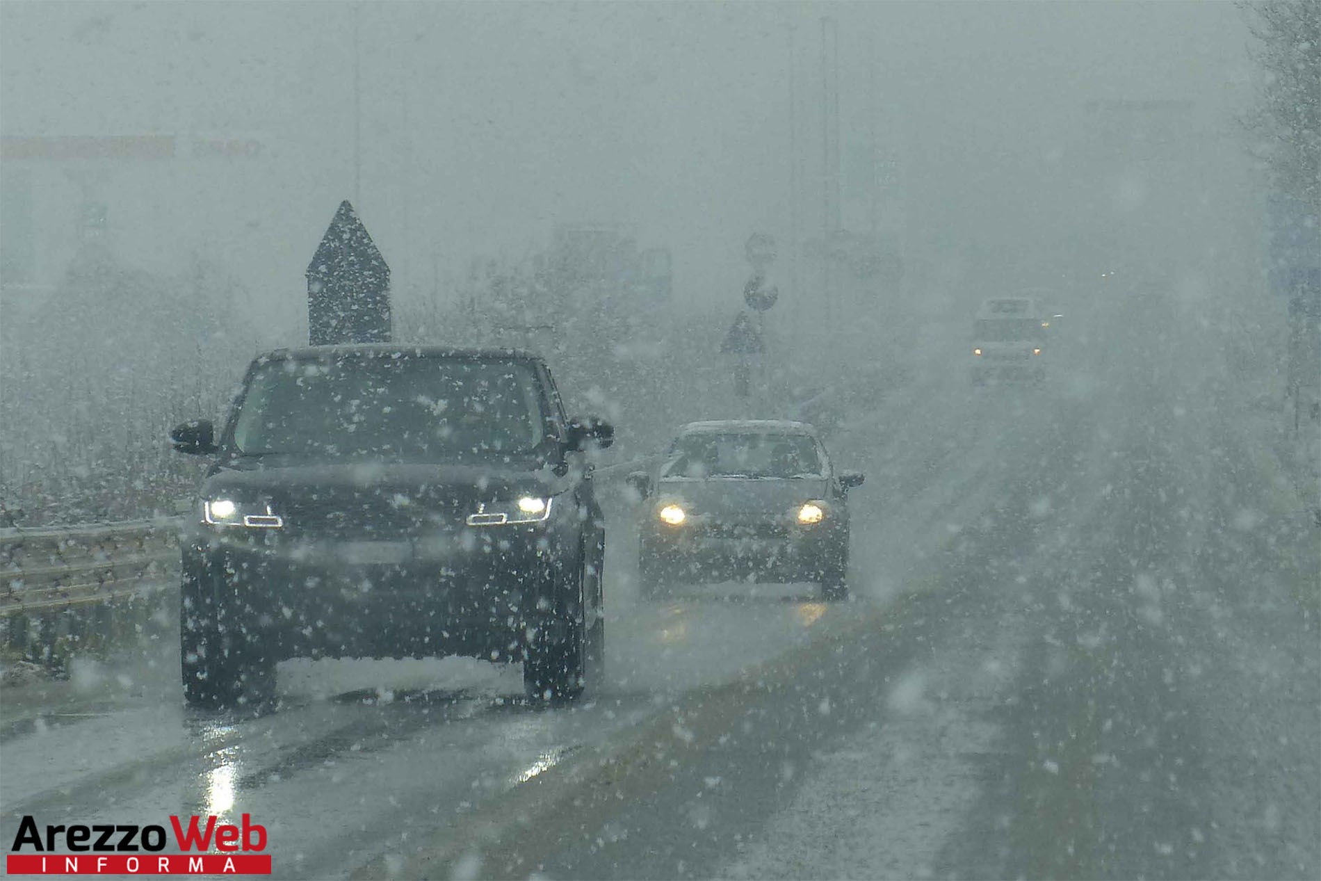 Arriva la neve, codice giallo sui rilievi appenninici fiorentini e aretini