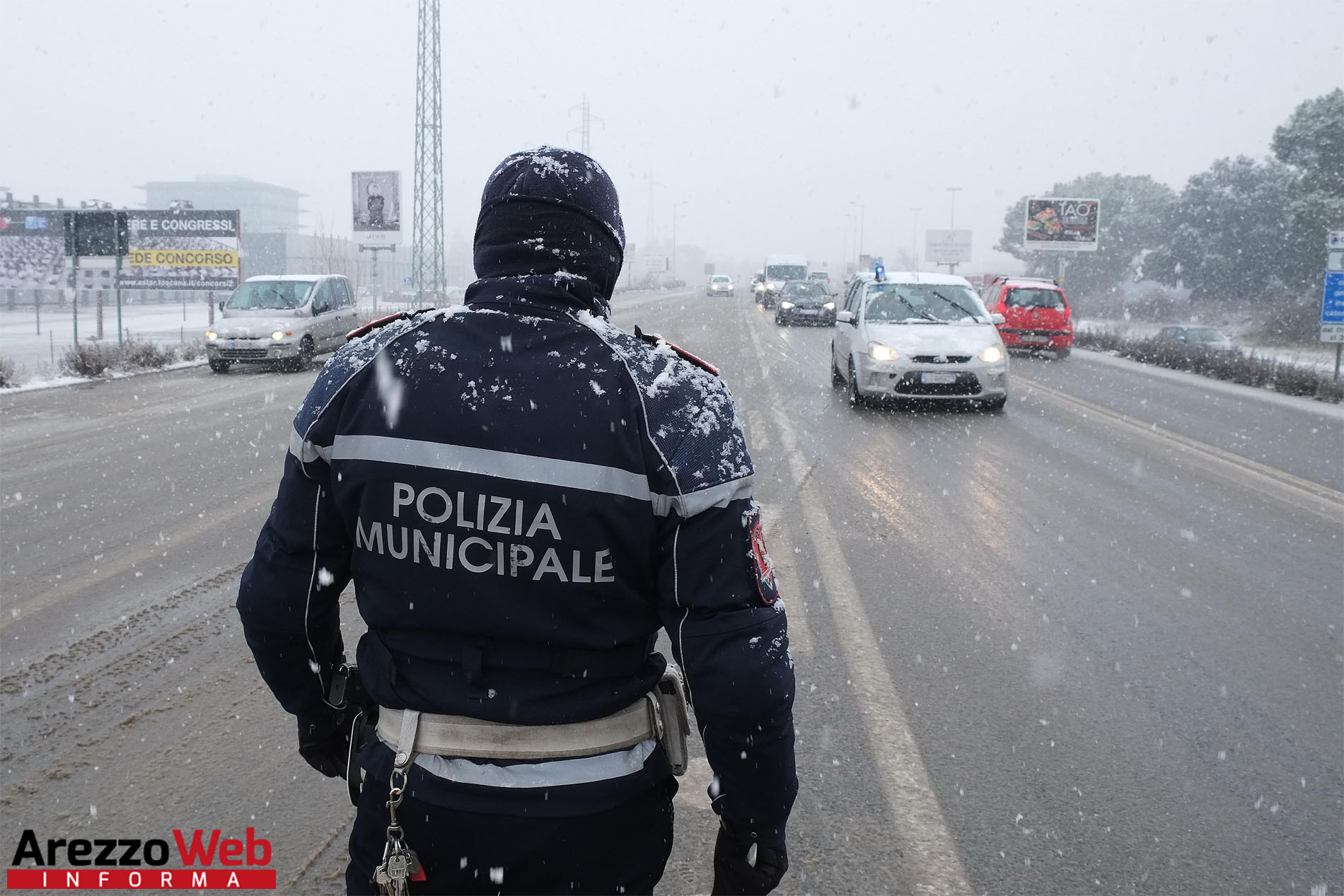 Neve sull’aretino, guarda la fotogallery