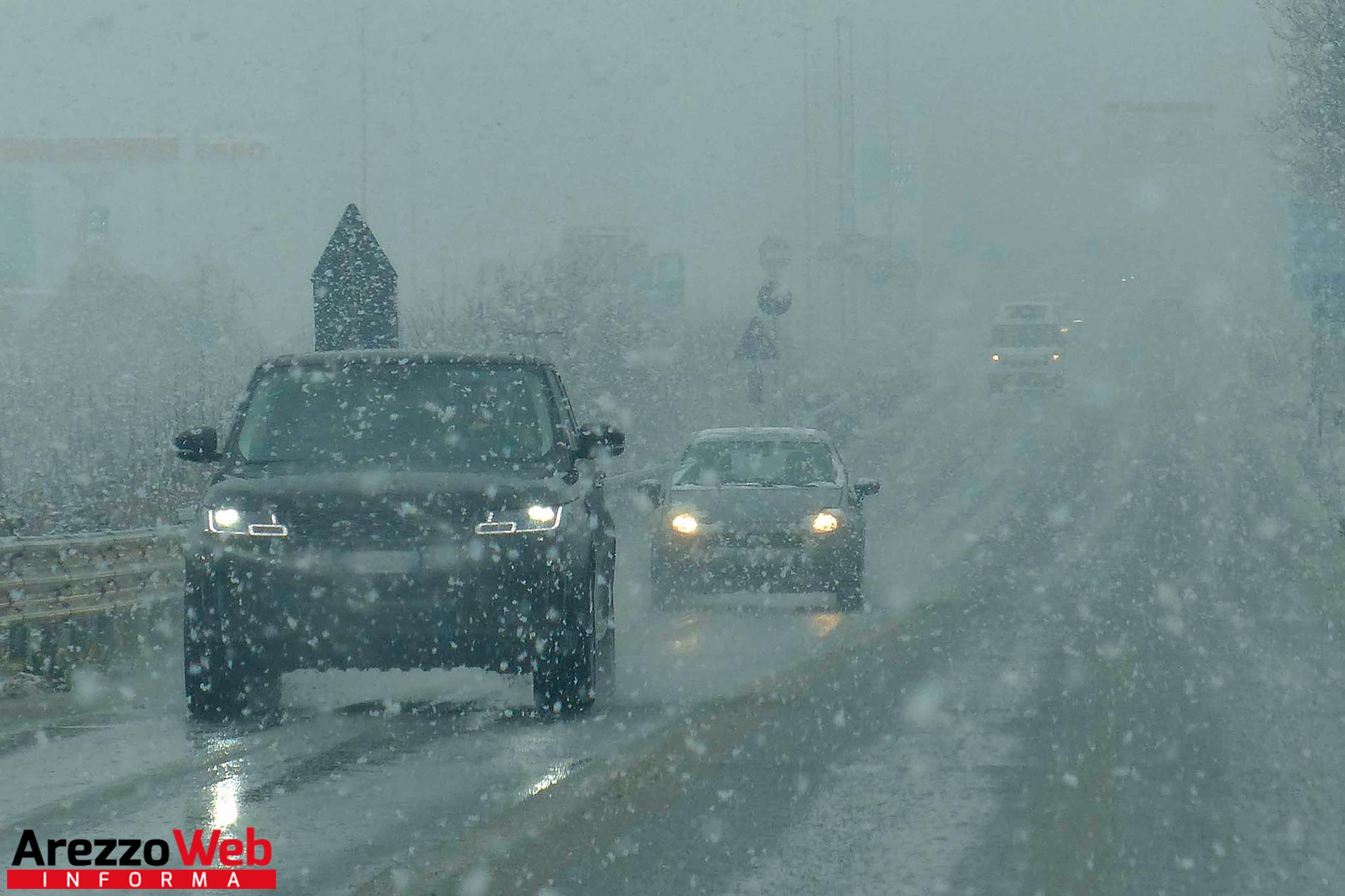 Maltempo, codice giallo in Toscana per piogge, vento e neve