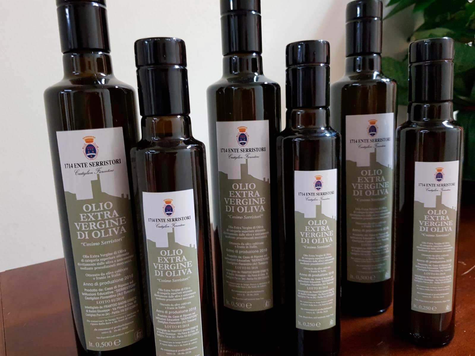 Dall’azienda agricola Ente Serristori l’olio per le mense scolastiche castiglionesi e per quella della RSA