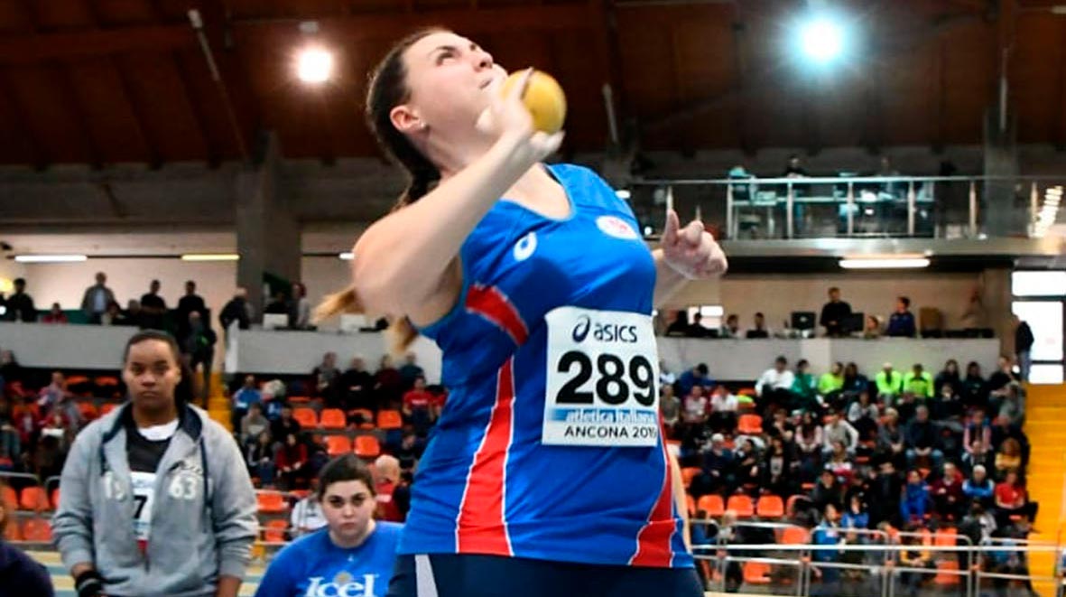 Chiara Salvagnoni è campionessa italiana nel lancio del peso
