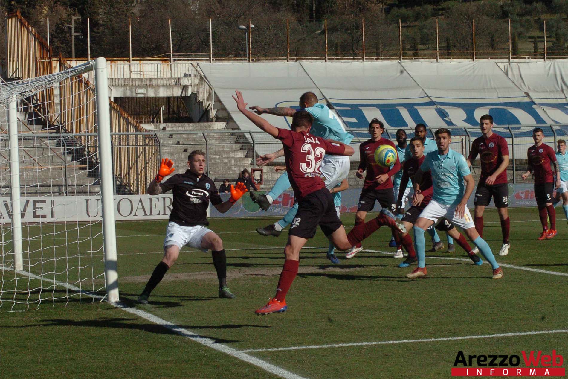 L’Arezzo batte l’Olbia 1-0