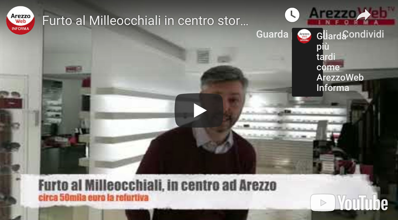 Furto al Milleocchiali in centro storico, refurtiva per circa 50mila euro