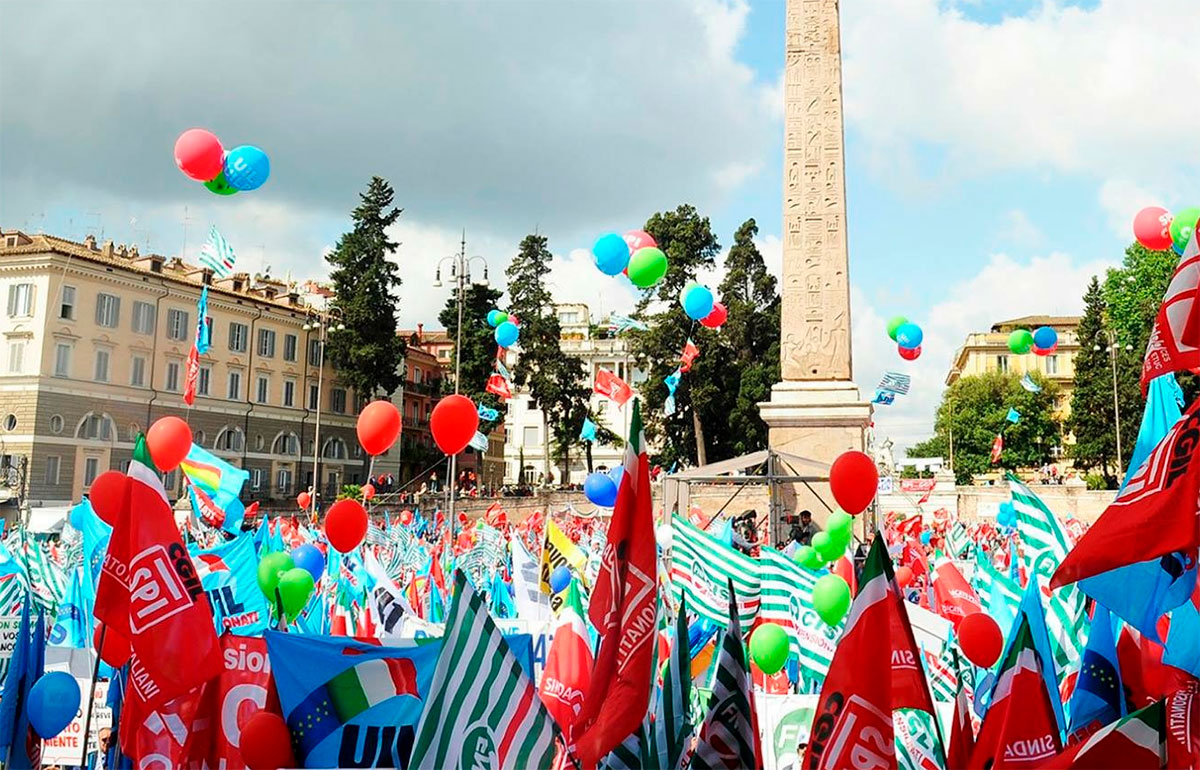 10mila toscani sabato 9 febbraio alla manifestazione a Roma Cgil-Cisl-Uil per chiedere al Governo un cambiamento su lavoro e sviluppo