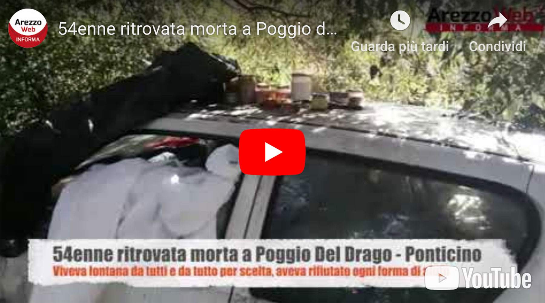 54enne ritrovata morta a Ponticino – video del luogo