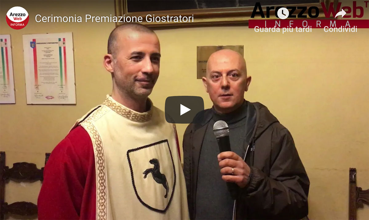 Cerimonia Premiazione Giostratori, le interviste