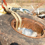 recuperati rifiuti nel torrente Vingone