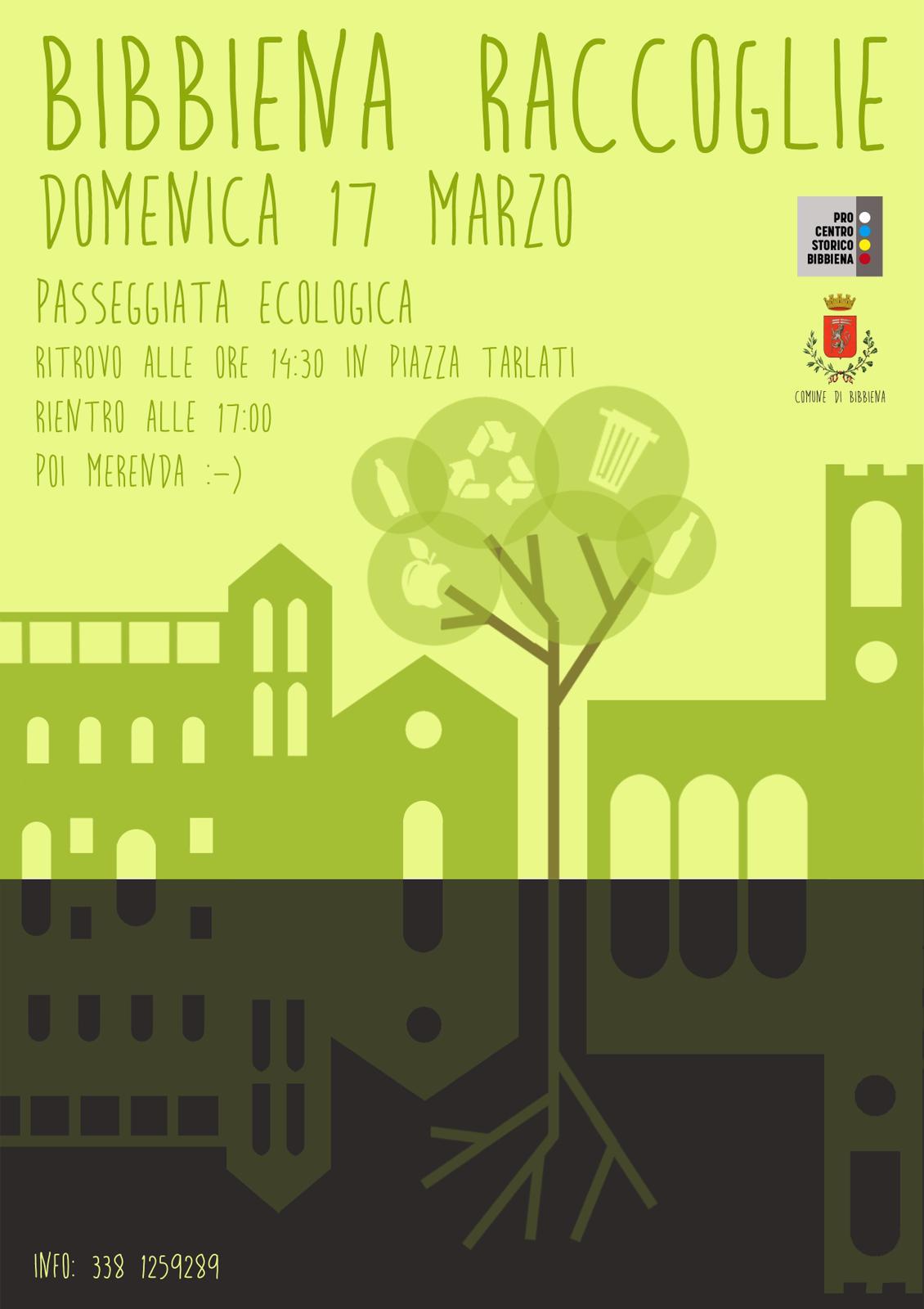“Bibbiena Raccoglie”: passeggiata ecologica tra le vie del Centro Storico