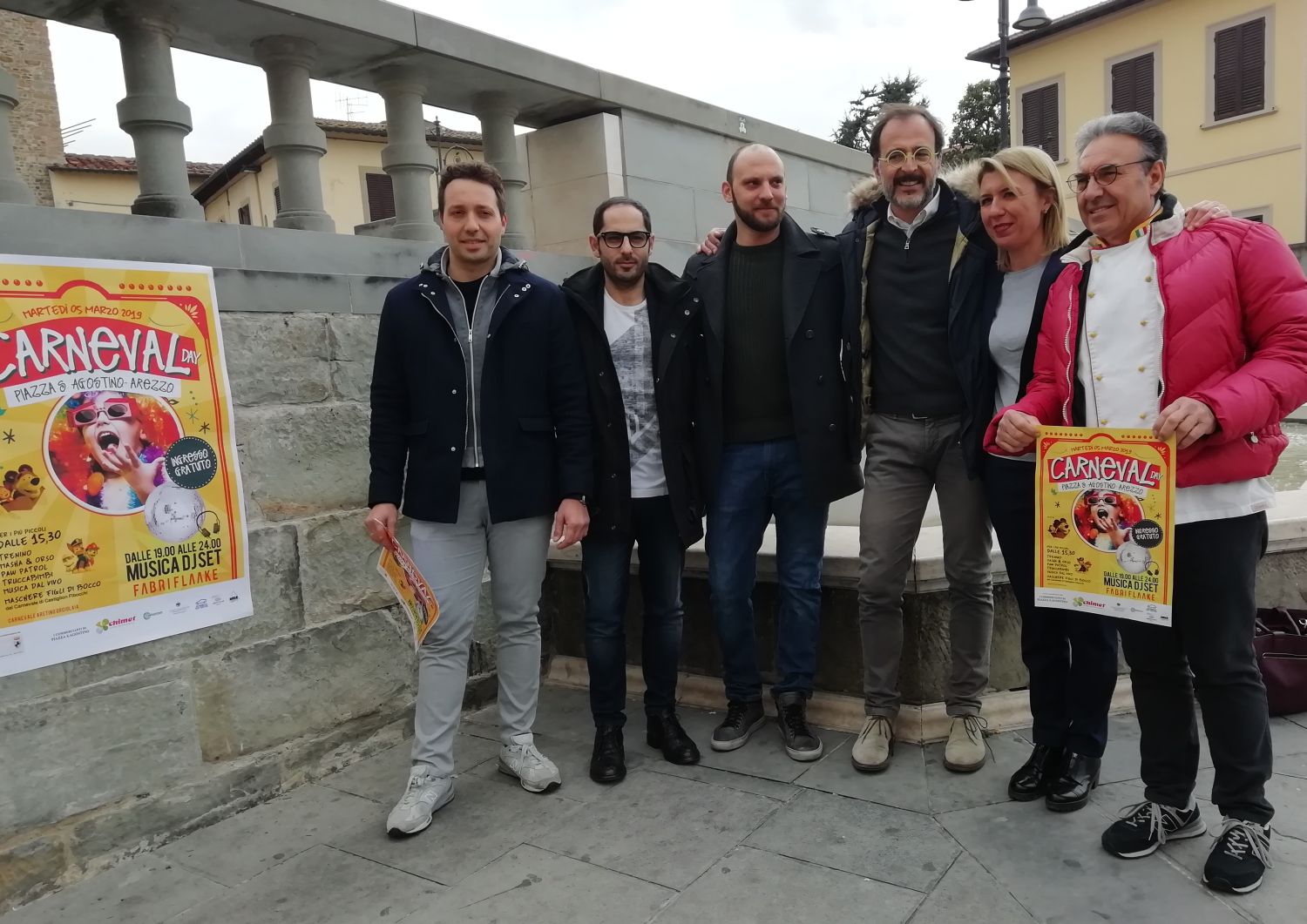 Carnevale day in piazza sant’agostino