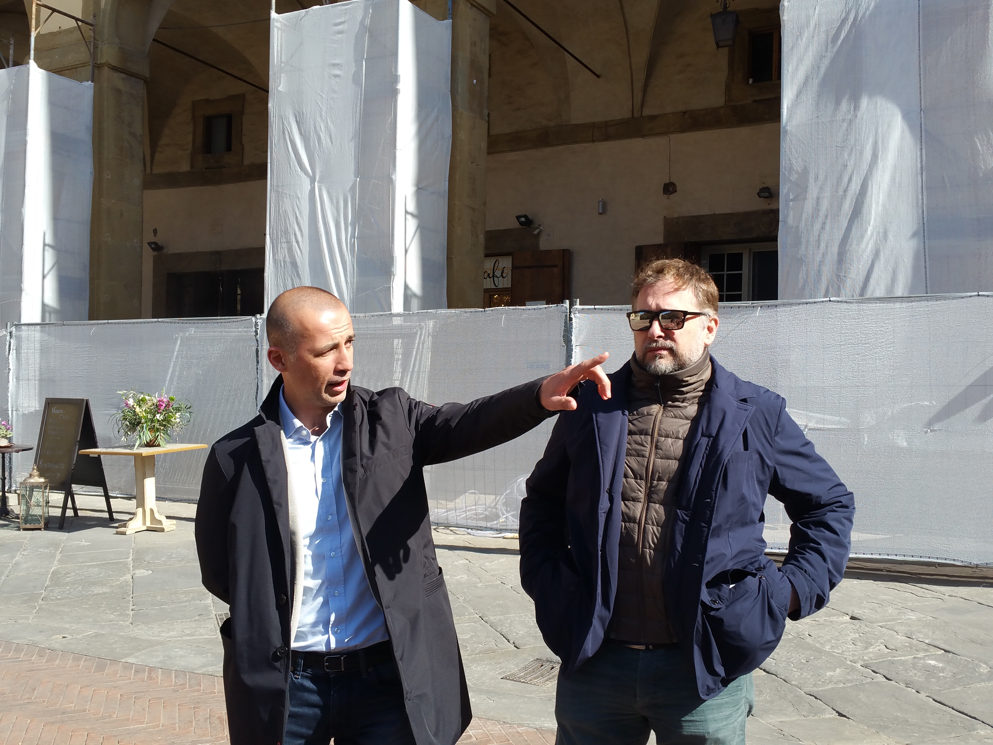 Il nuovo look delle logge Vasari:   al via il progetto di restauro