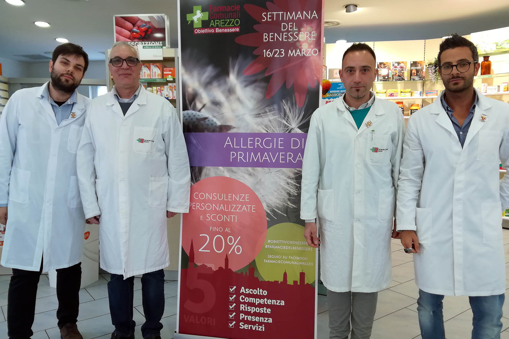 Allergie di primavera, consigli e rimedi alle Farmacie Comunali