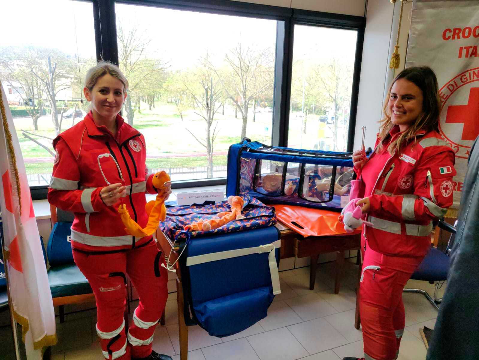 Rotary Club Arezzo e Croce Rossa aretina: sinergia a servizio dell’emergenza pediatrica
