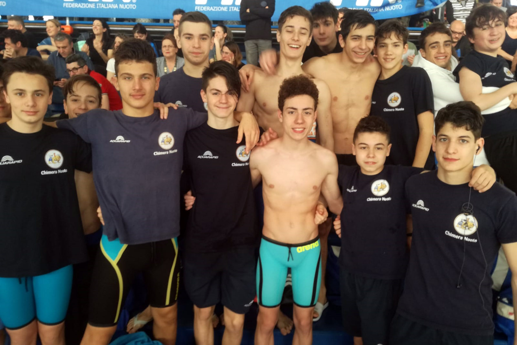 La Chimera Nuoto è terza al trofeo “Garuglieri”