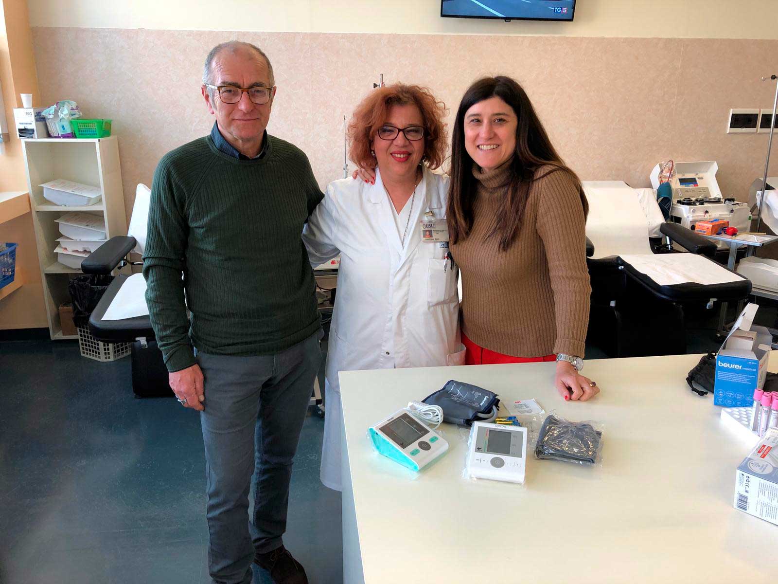 Donati due misuratori di pressione in ricordo di Mario Gragnoli