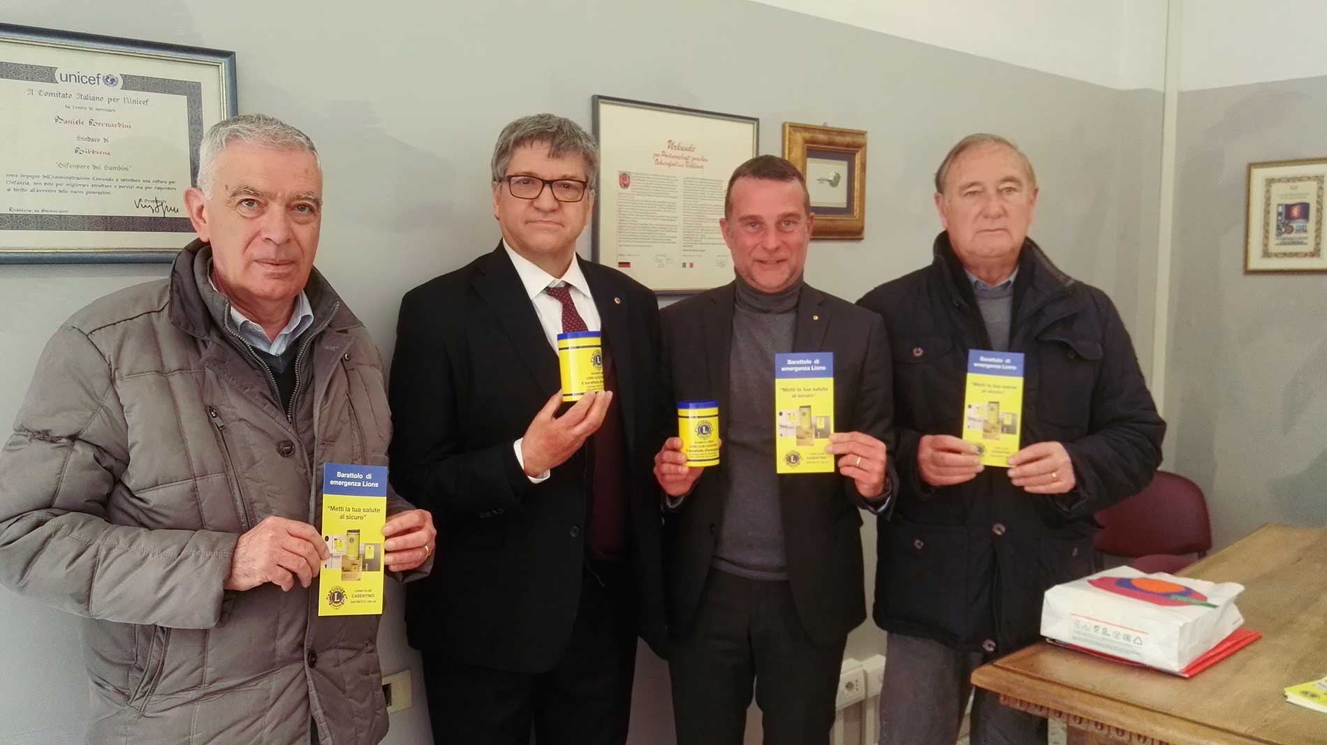 Barattolo di emergenza Lions: la presentazione del progetto