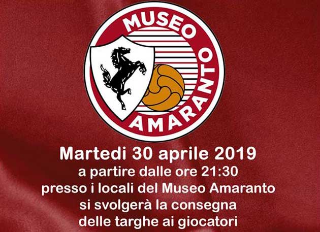 Un riconoscimento a Fabio Foglia e Alessio Luciani per le 100 in amaranto