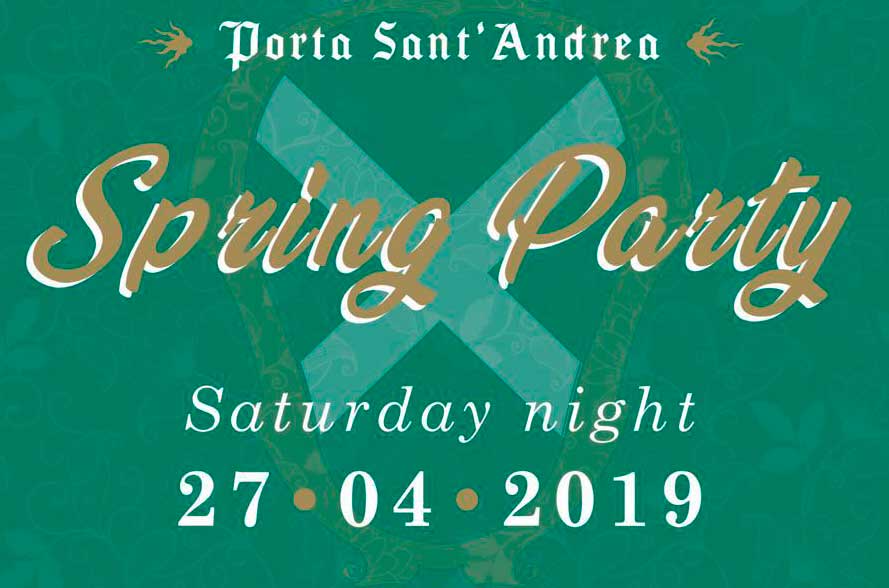 Porta Sant’Andrea: sabato 27 aprile lo Spring Party 2019
