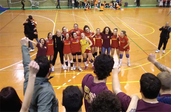 Palio in Volley si tinge di giallorosso
