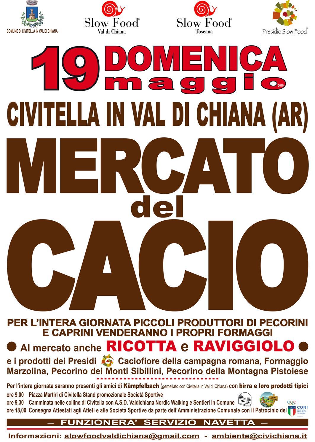 “Mercato del Cacio” XVIII edizione nel borgo di Civitella in Val di Chiana