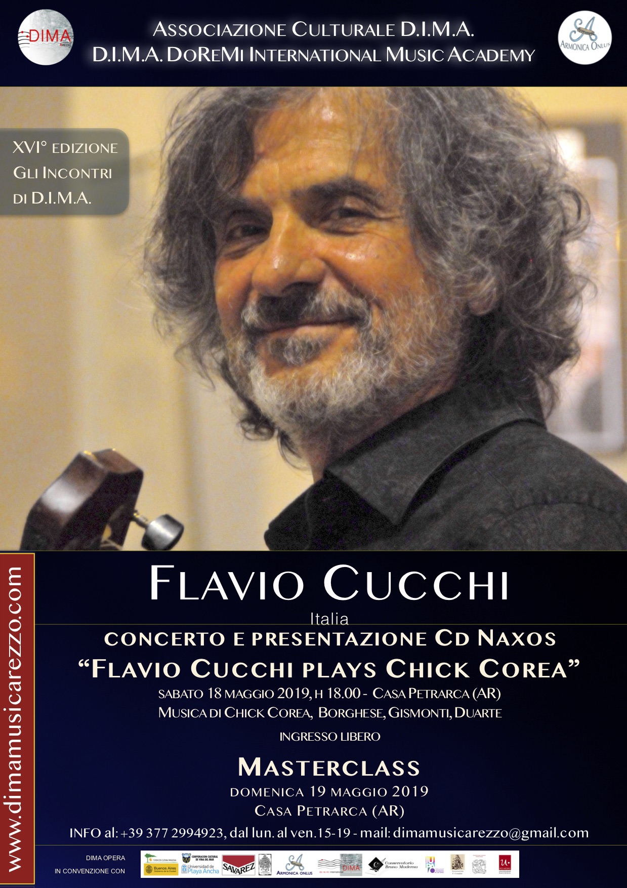 La chitarra di Flavio Cucchi ad Arezzo