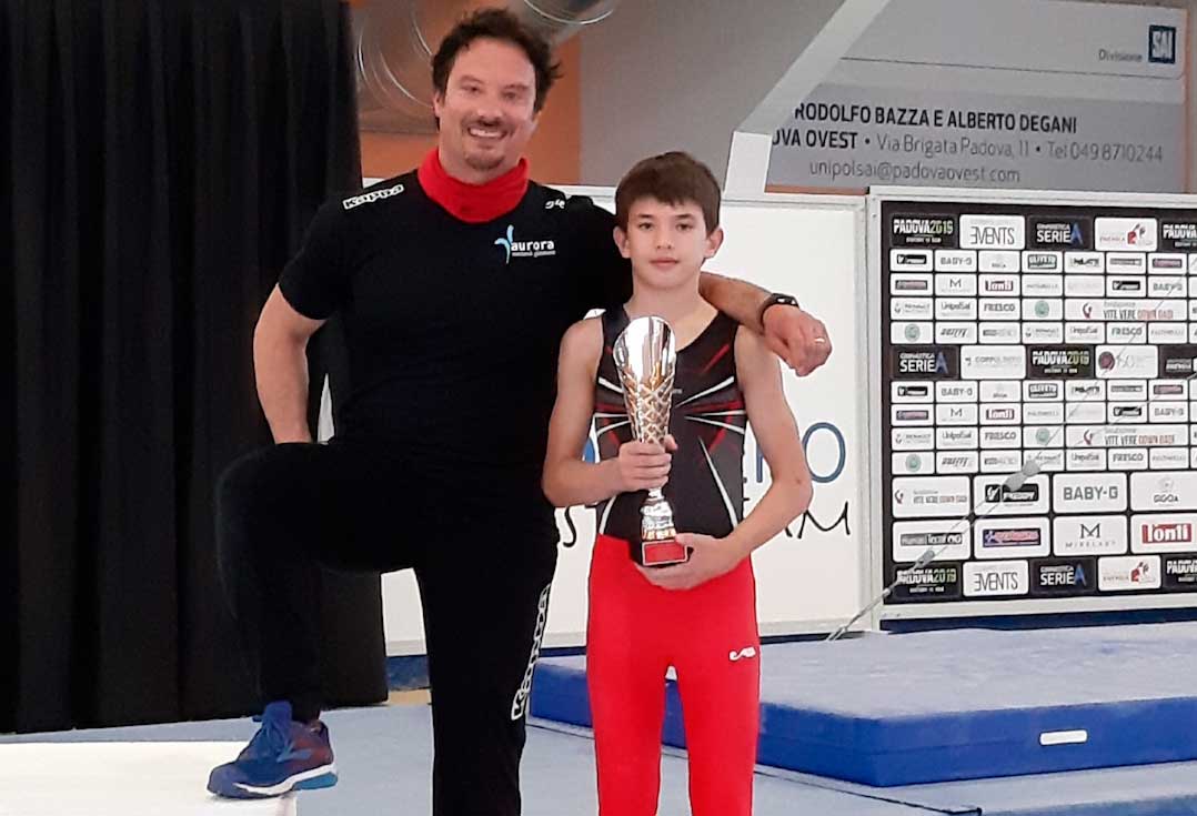 Edoardo Nannetti terzo al campionato Gold individuale Allievi 2 di Ginnastica Artistica Maschile