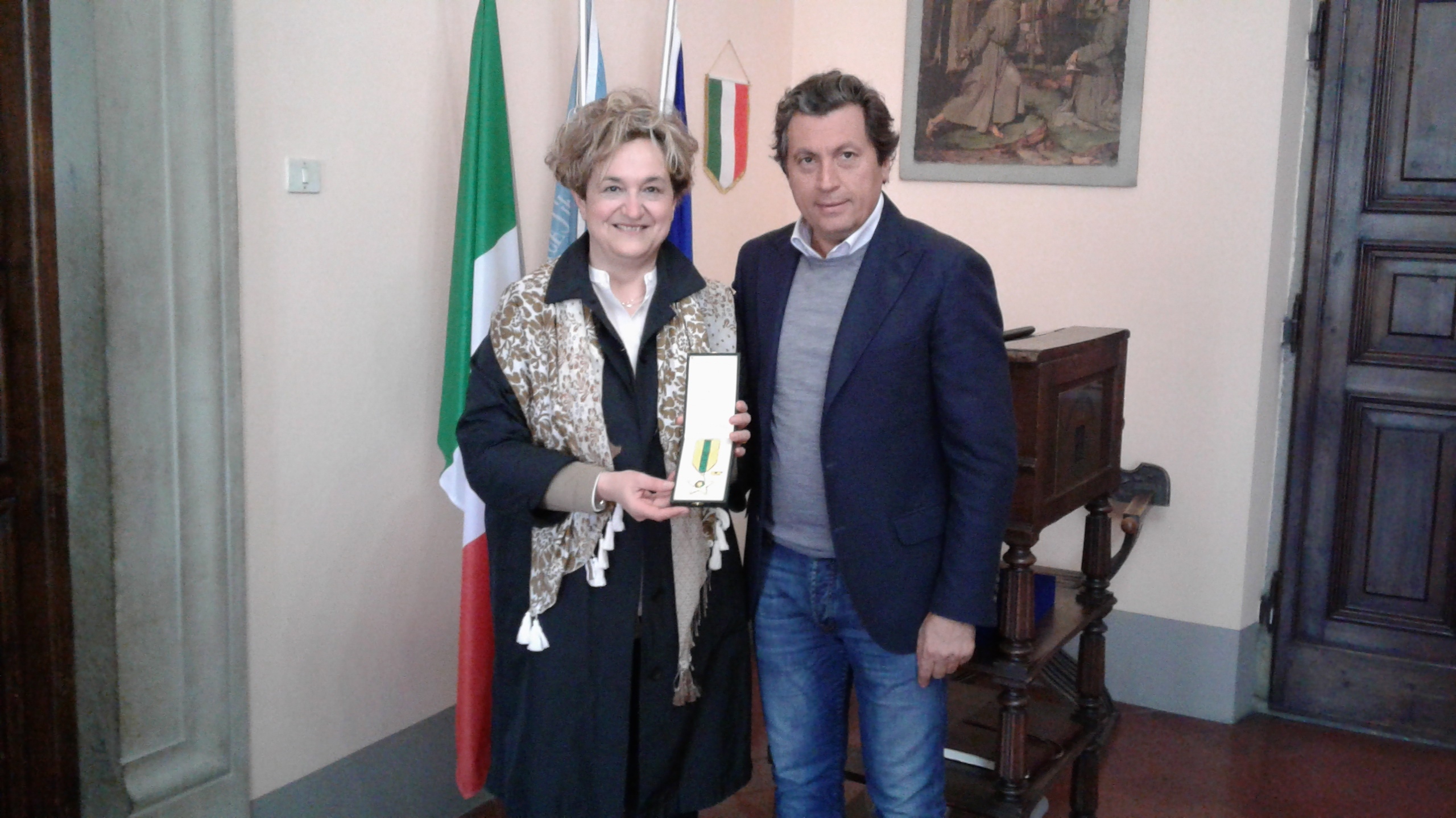 Maddalena Gagliardi, decorata con la “Stella al Merito del Lavoro” con il titolo di “Maestro del Lavoro”