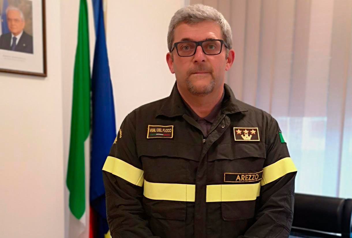 Nicola Ciannelli è il nuovo comandante provinciale dei Vigili del Fuoco di Arezzo
