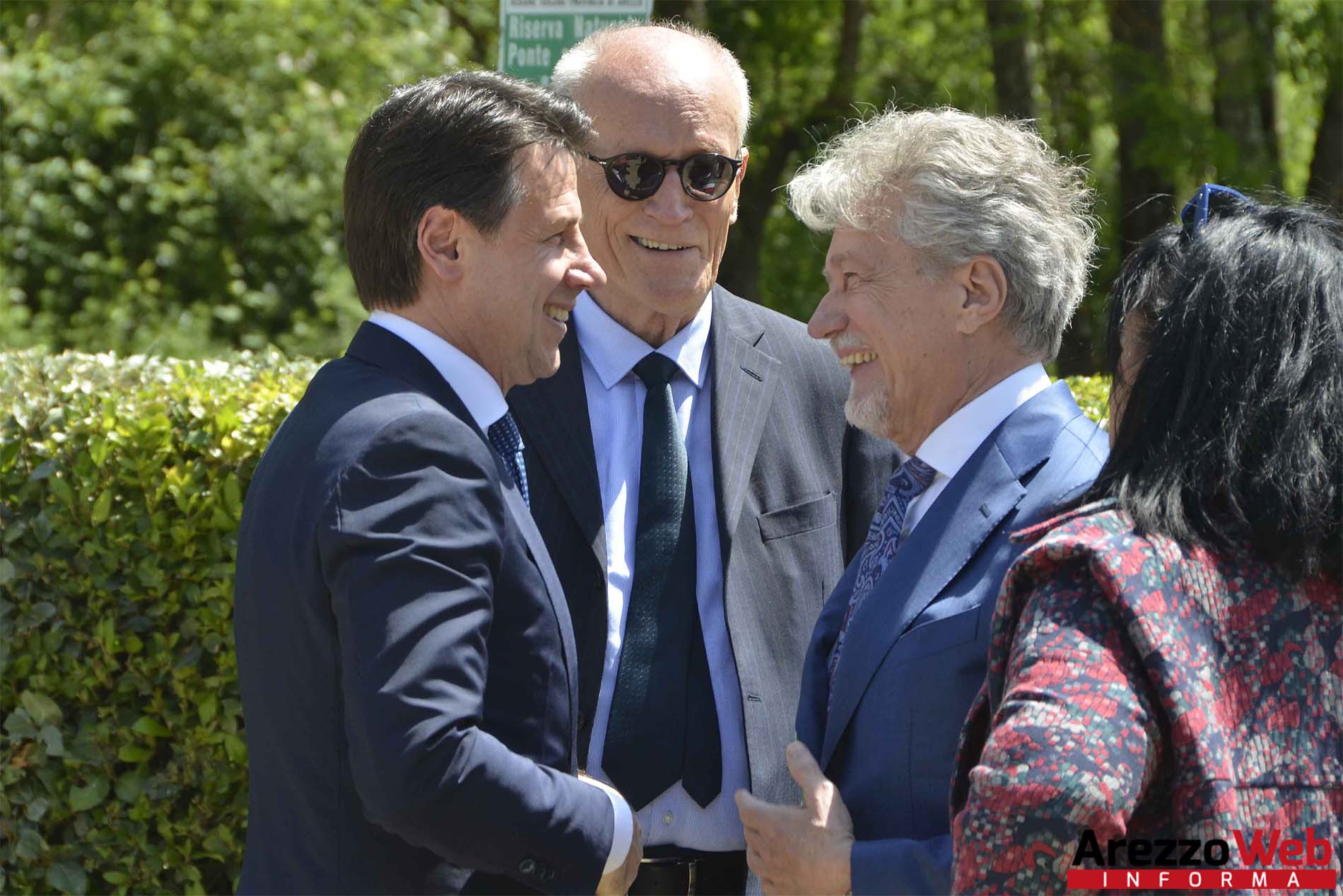 Il Presidente del Consiglio Giuseppe Conte in visita a Rondine – foto