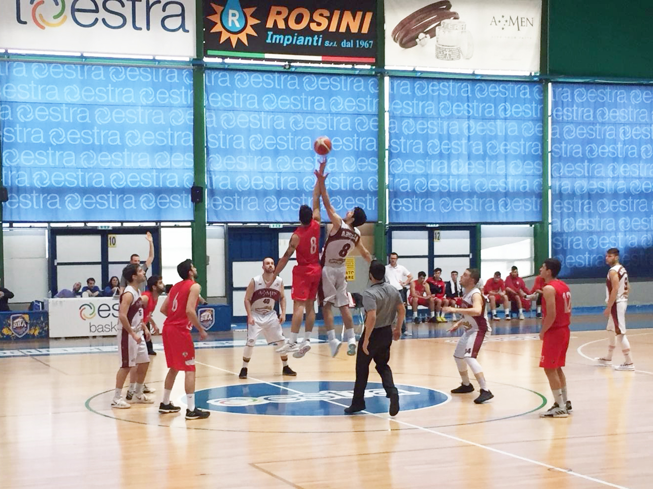 Gara 1 di semifinale si tinge di amaranto, l’Amen supera Colle in un weekend speciale per la SBA