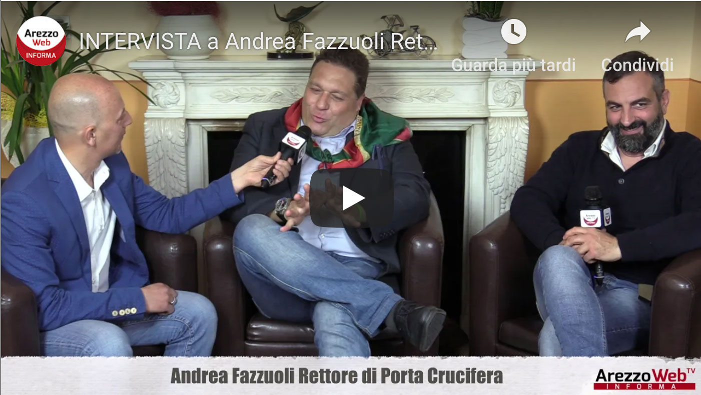 Andrea Fazzuoli Rettore di Porta Crucifera ospite a “UN ALTRO GIRO DI GIOSTRA”