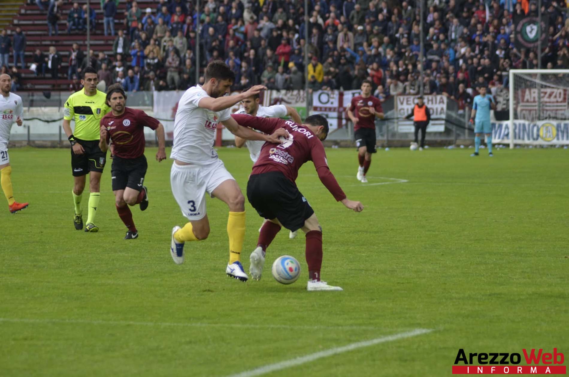 Arezzo-Viterbese 3-0, l’approfondimento sulla partita