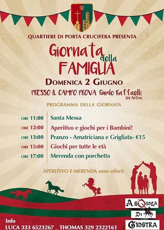Giornata della Famiglia a Porta Crucifera