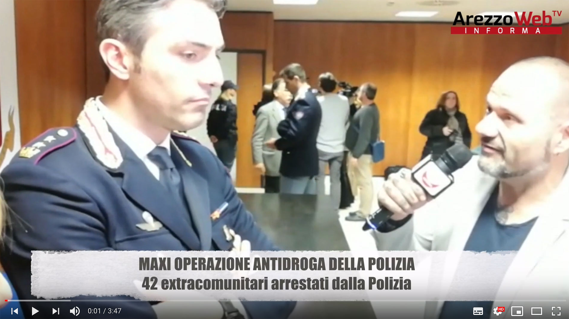 Maxi Operazione antidroga, intervista al Questore