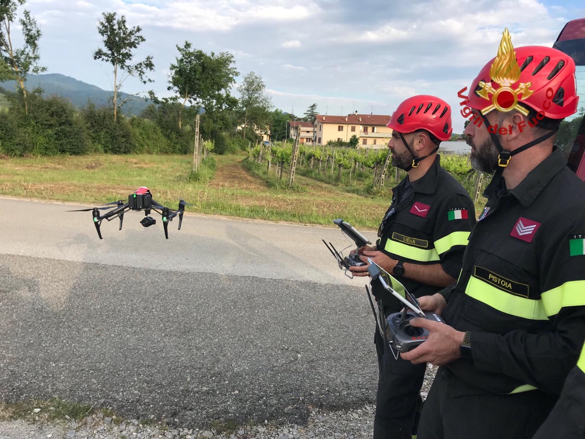 Proseguono le ricerche dei Vigili del Fuoco della persona dispersa a Mercatale Valdarno