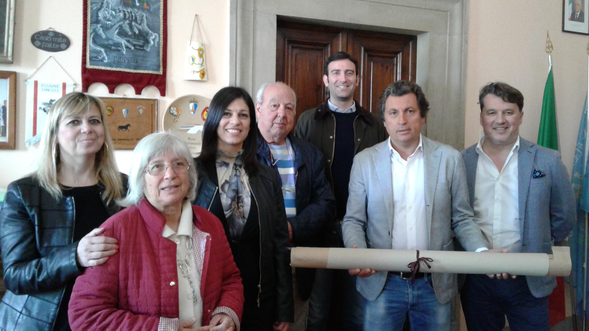 Questa sera verrà svelato il Drappo del Palio dei Rioni 2019