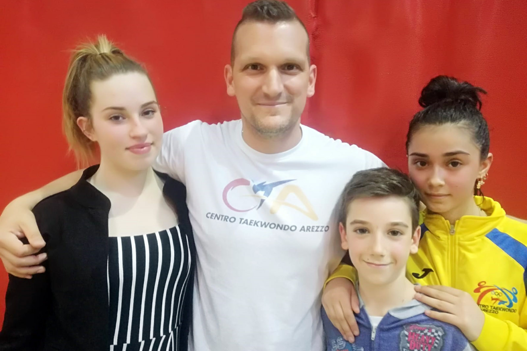 Tre atleti del Centro Taekwondo Arezzo combattono per la Toscana