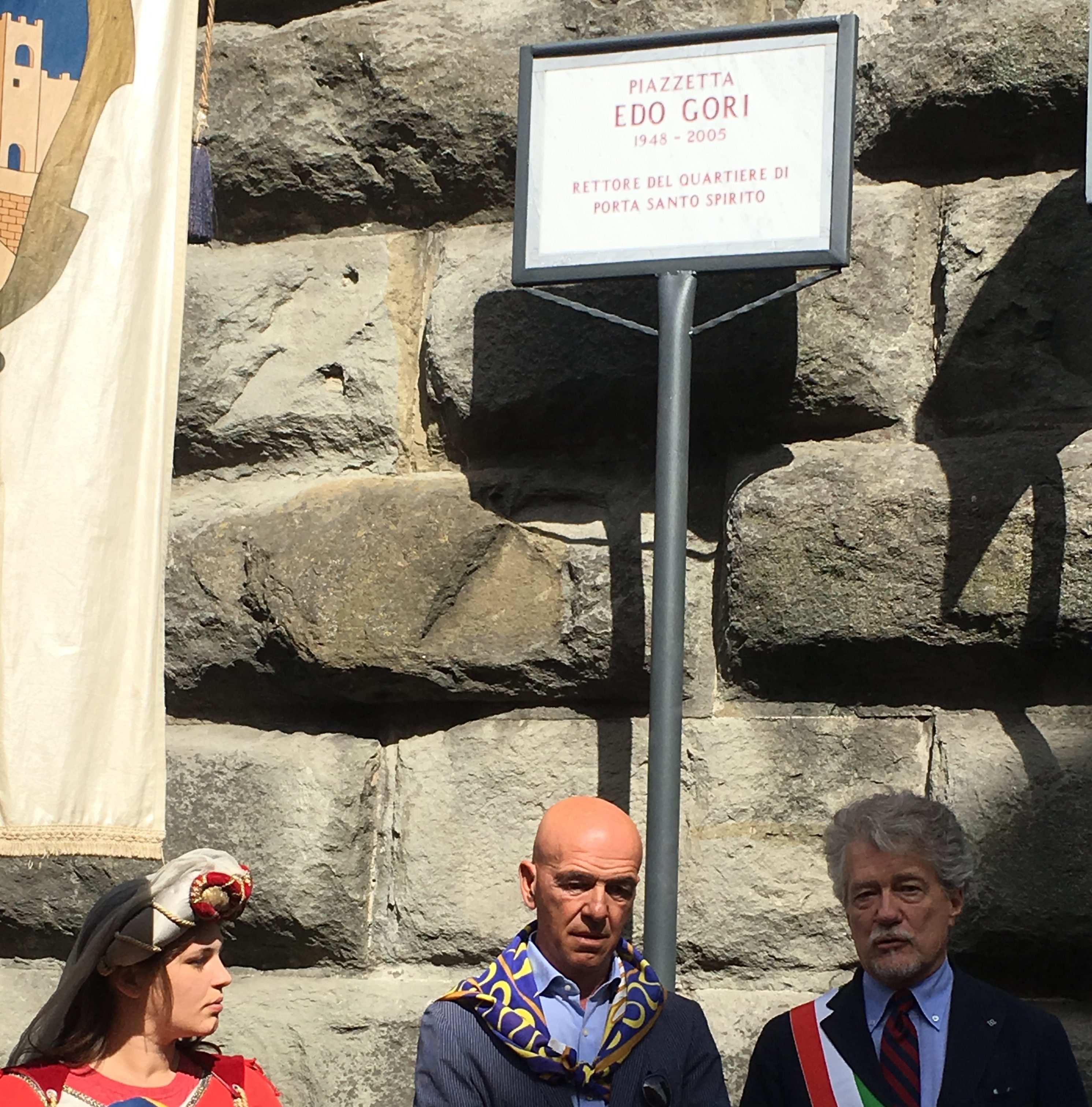 Inaugurata Piazzetta Edo Gori