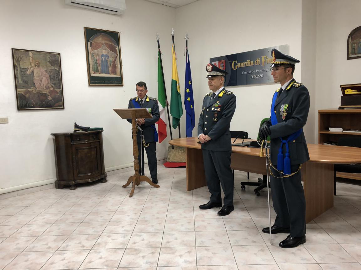 Il Col. Andriano Lovito è il nuovo Comandante Provinciale della Guardia di Finanza di Arezzo