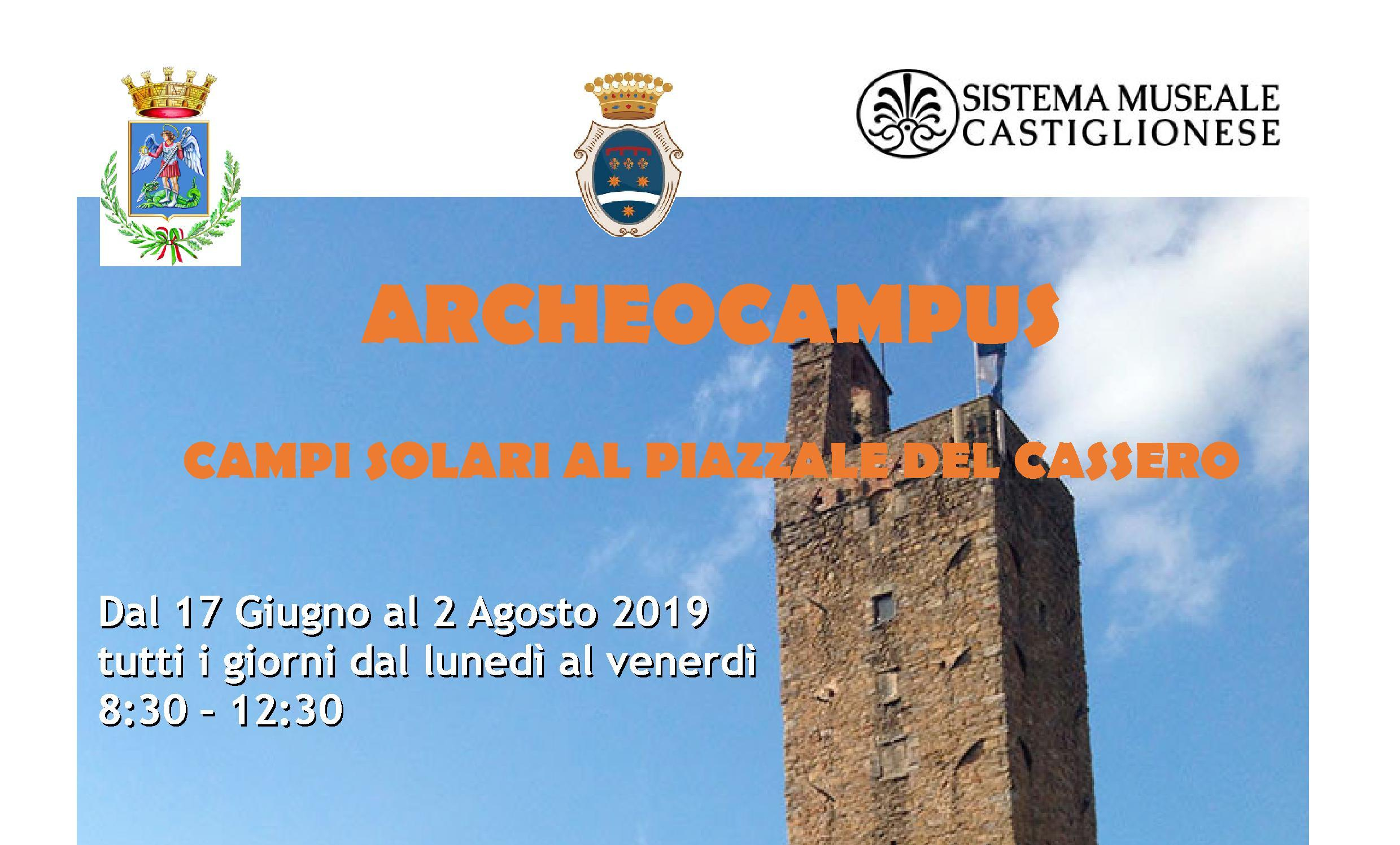 Ritorna l’Archeocampus, campi solari al piazzale del Cassero