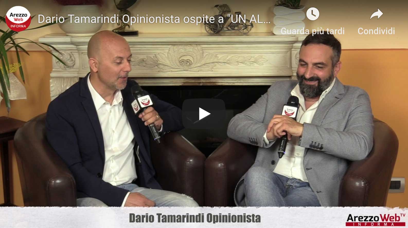 Dario Tamarindi Opinionista ospite a “UN ALTRO GIRO DI GIOSTRA”