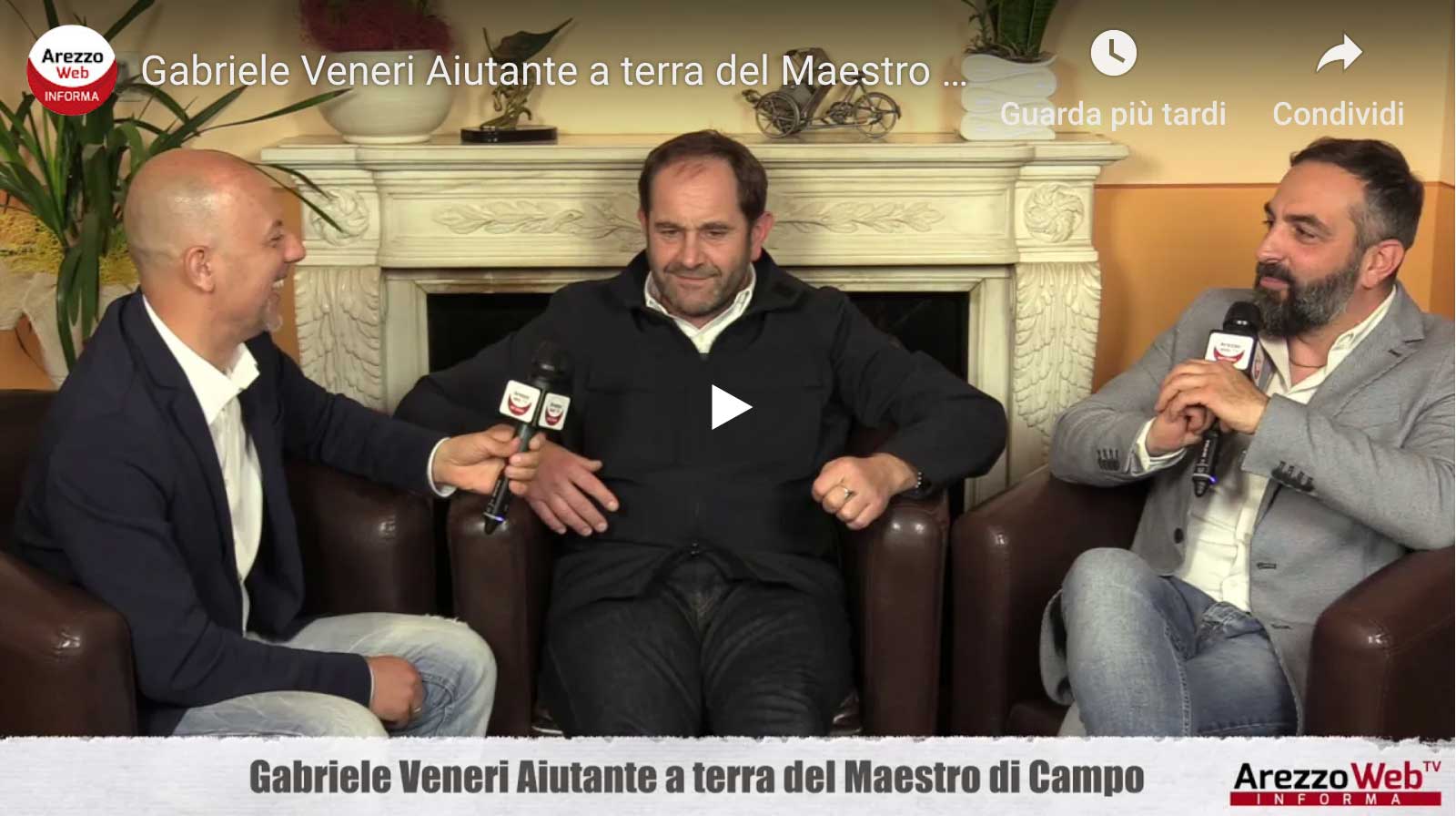 Gabriele Veneri Aiutante a terra del Maestro di Campo ospite a “UN ALTRO GIRO DI GIOSTRA”