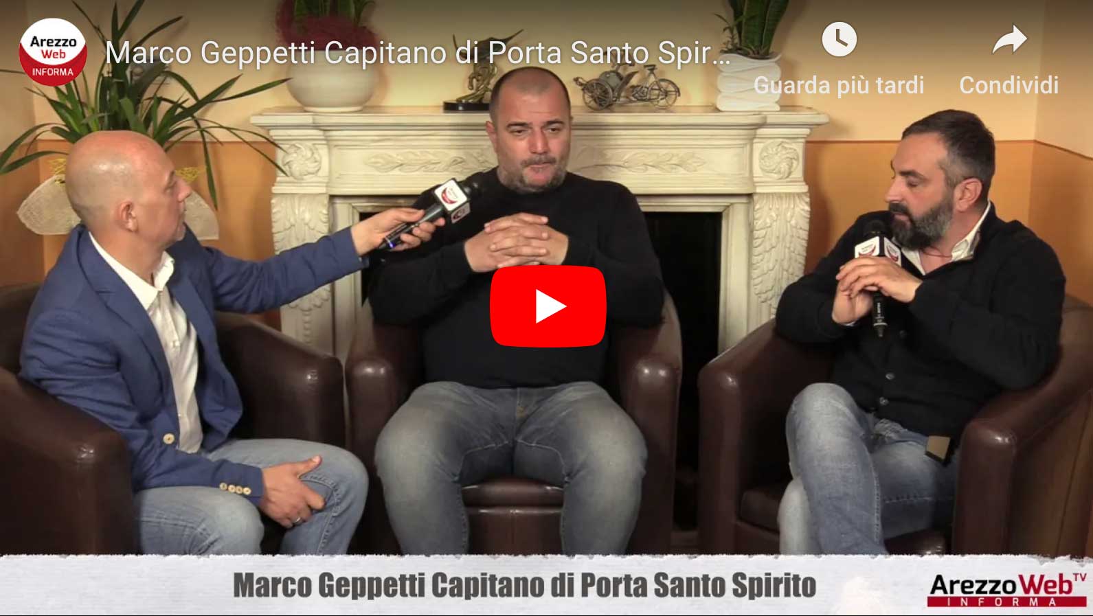 Marco Geppetti Capitano di Porta Santo Spirito ospite a “UN ALTRO GIRO DI GIOSTRA”