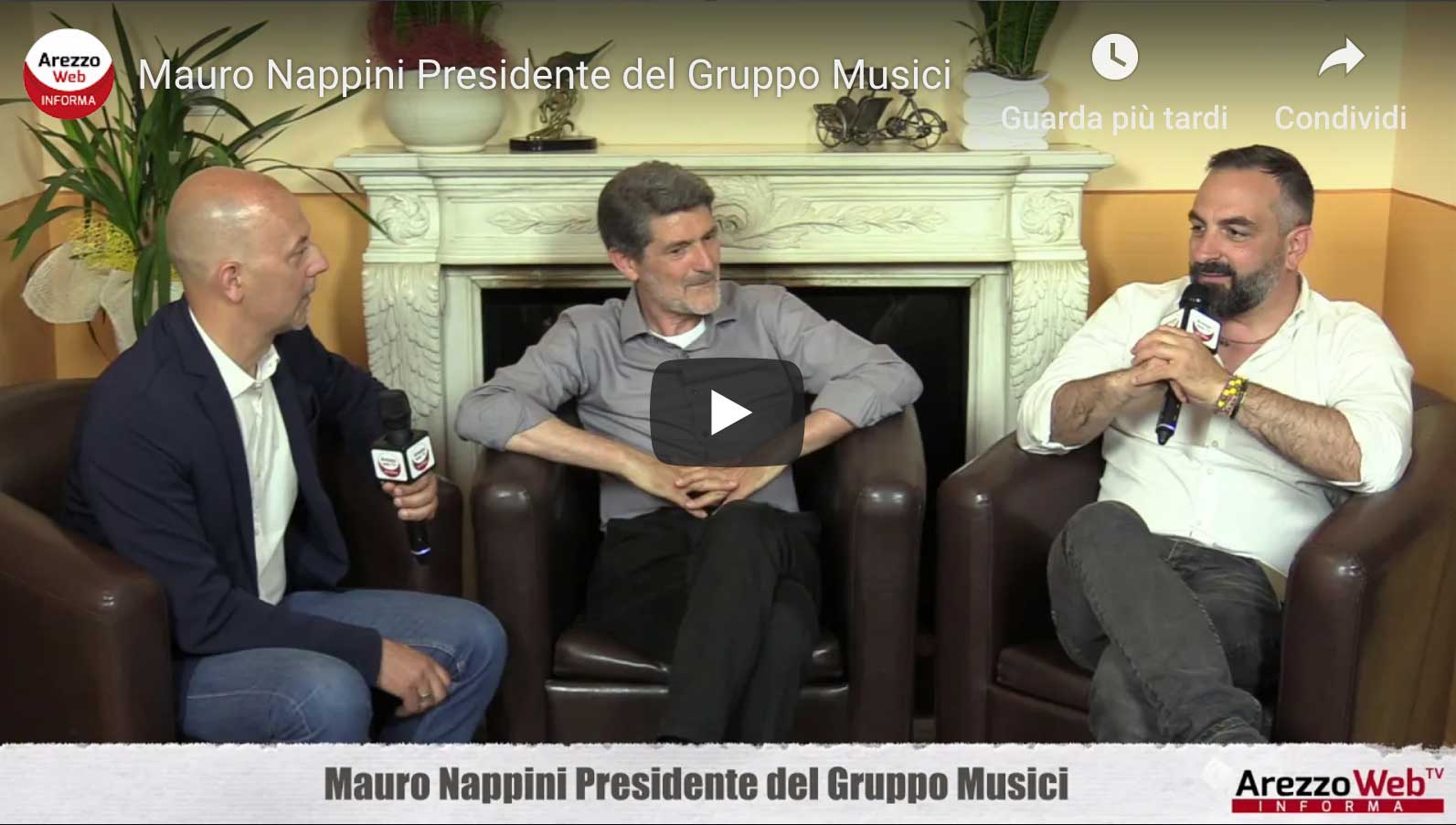 Mauro Nappini Presidente del Gruppo Musici ospite a “UN ALTRO GIRO DI GIOSTRA”