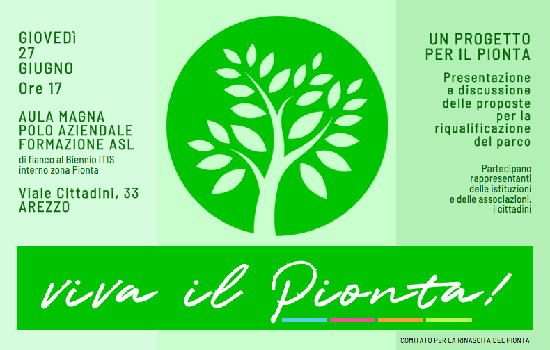 Convegno del 27 giugno ad Arezzo su area Pionta