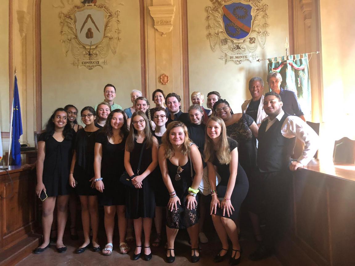 A Monte San Savino gli studenti dell’International Young Artists Project