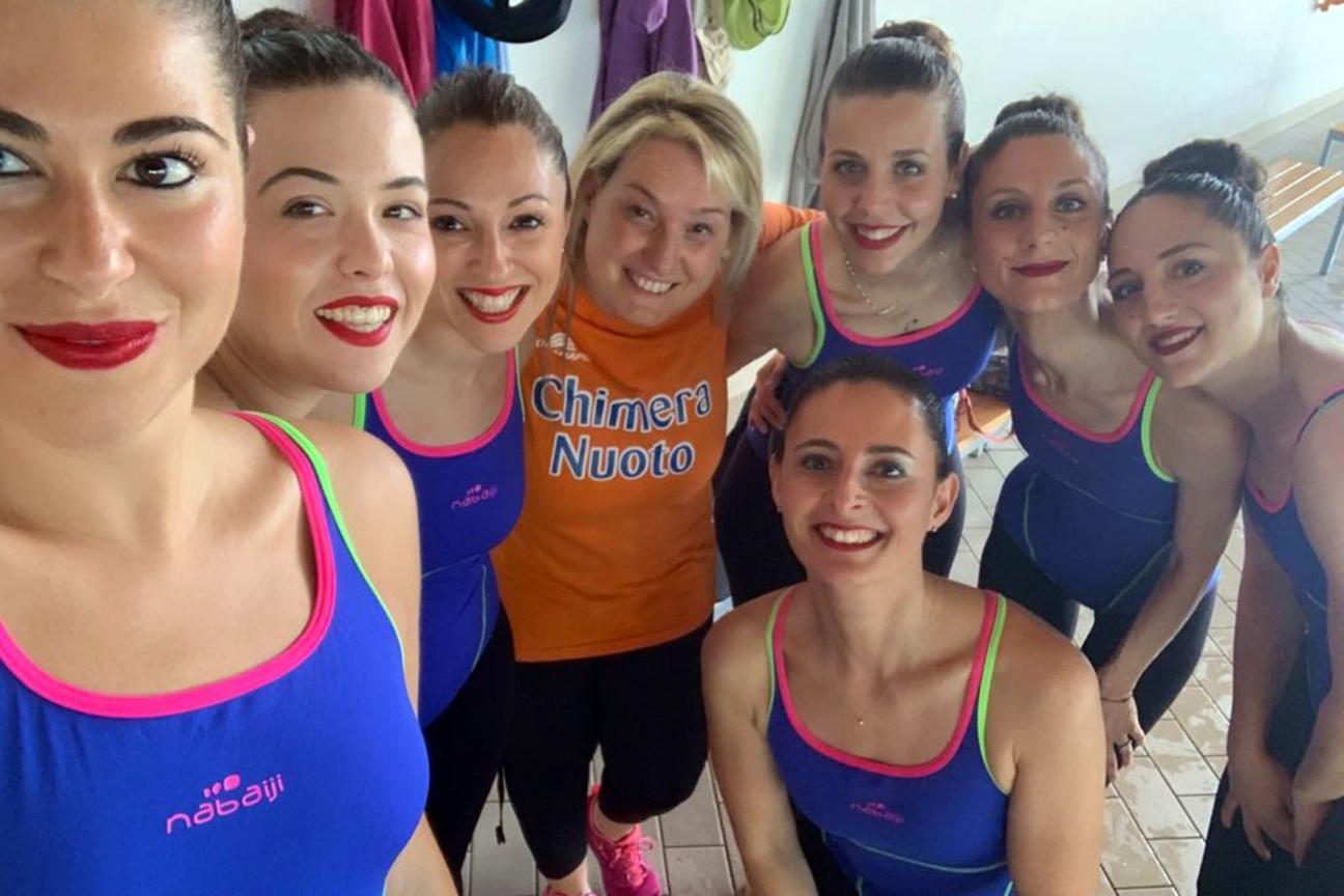 La Chimera Nuoto è quarta ai campionati italiani di fitness in acqua